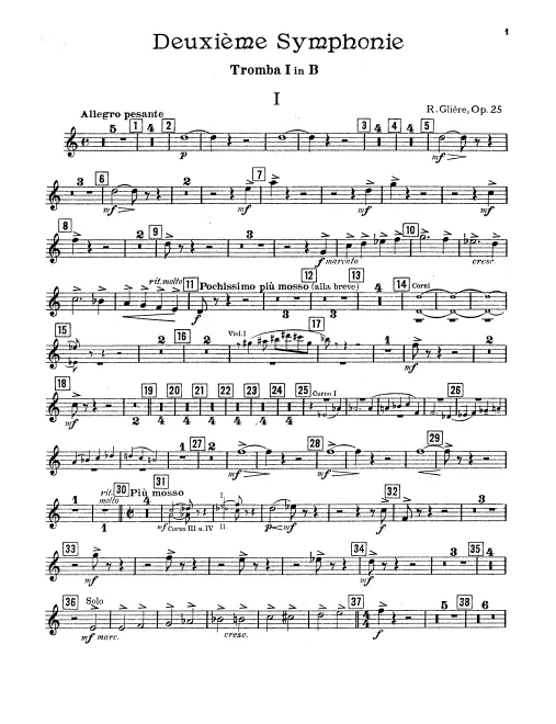 Trumpet 1, 2, 3 (B)