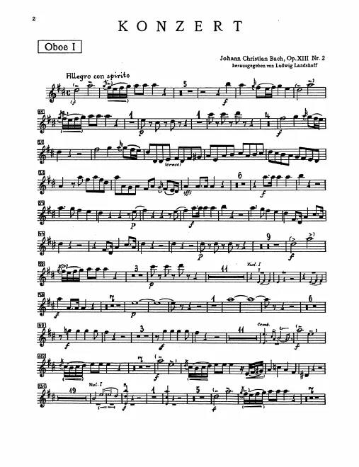 Oboe 1, 2