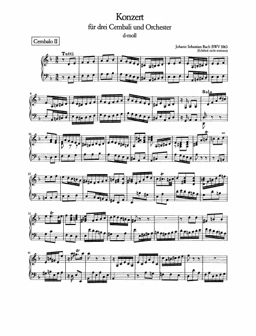 Harpsichord 2 solo