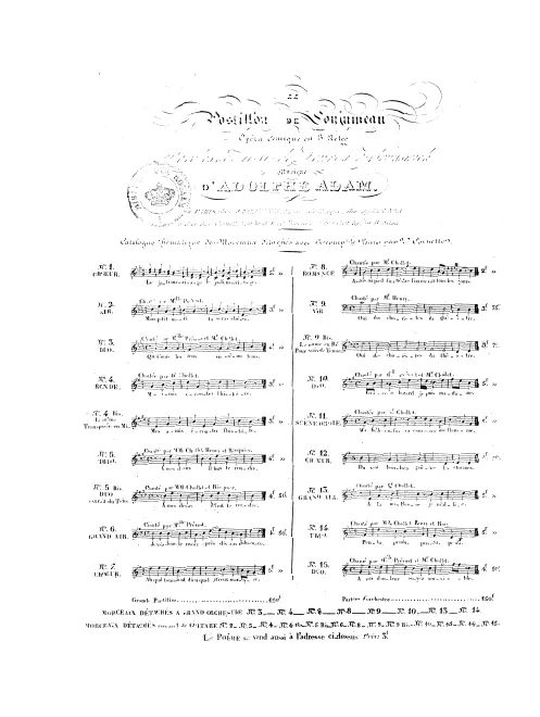 No.13, Grand air: "A la noblesse, je m'allie" (St. Phar)