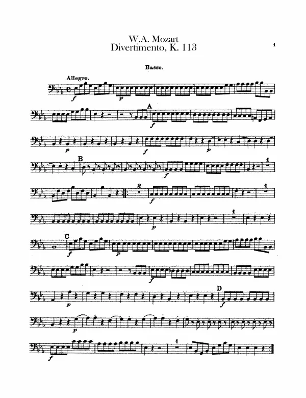 Cellos and Basses