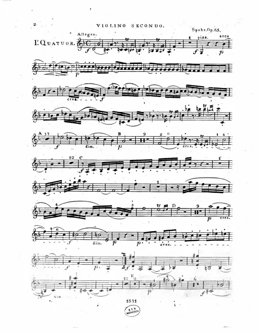 Quartet 1 - Violin 2