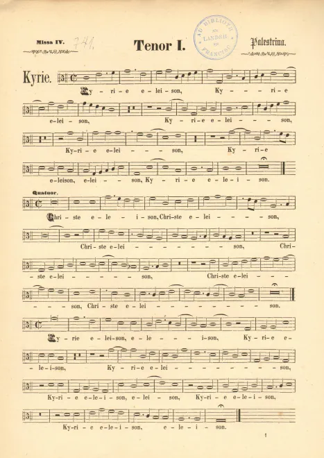 Tenor I (color)