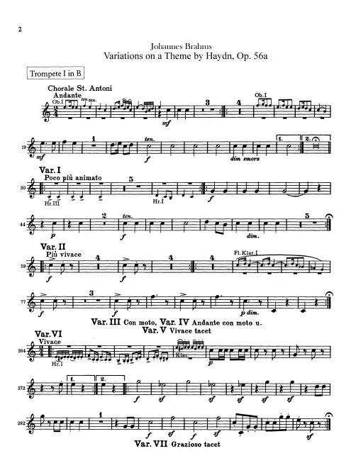 Trumpet 1, 2 (B)