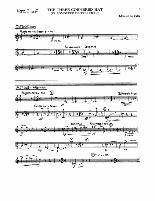 Horn 1 (F)