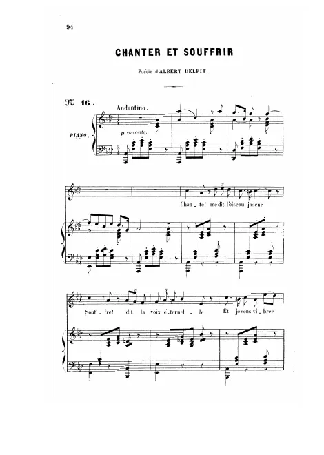 Complete Score (A major)