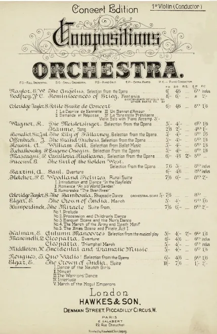 Violins I (Conductor)