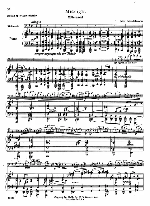 Complete Score ("Midnight")