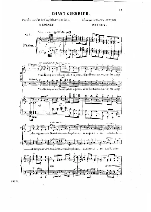 3. Chant guerrier (H 41)