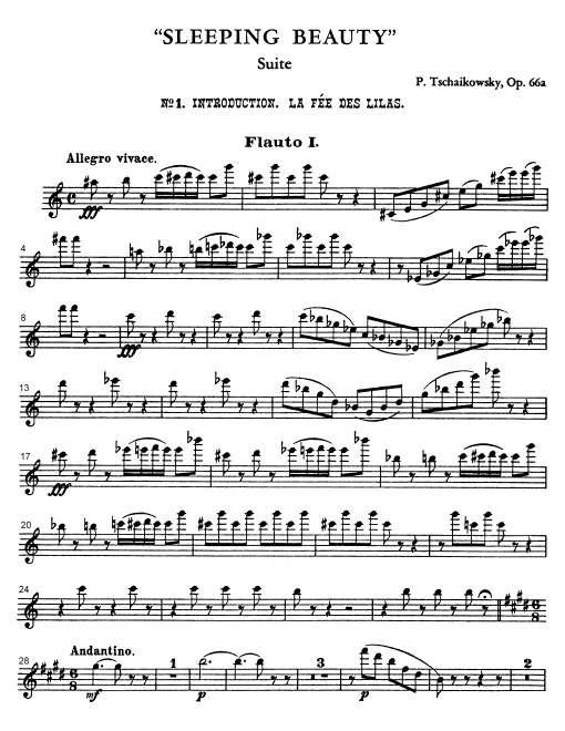Flute 1, 2, Piccolo