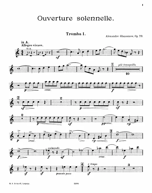 Trumpet 1, 2 (A/B)