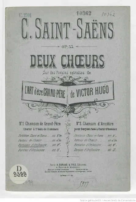 1. Chanson de Grand Père