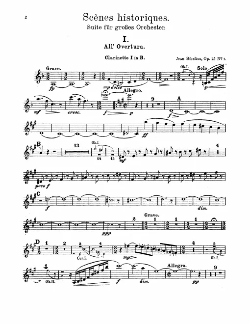 Clarinet 1, 2 (B♭)