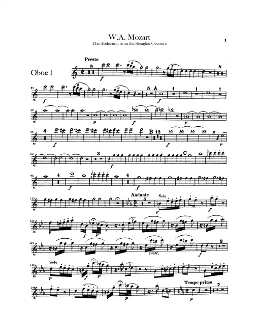 Oboe 1, 2