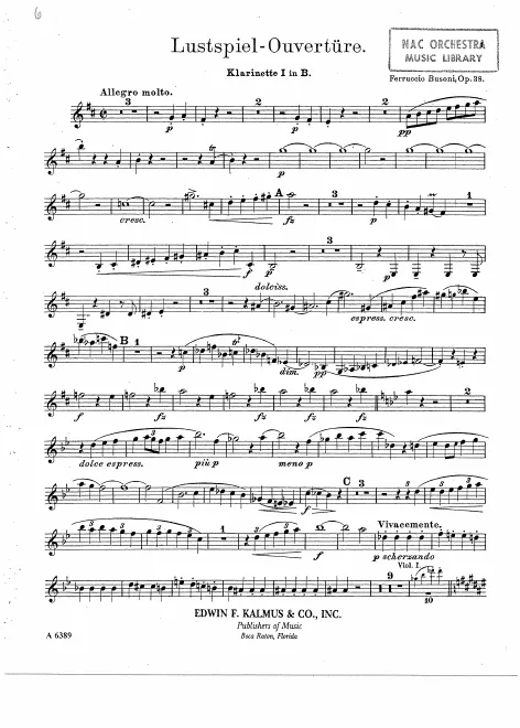 Clarinet 1, 2 (B)