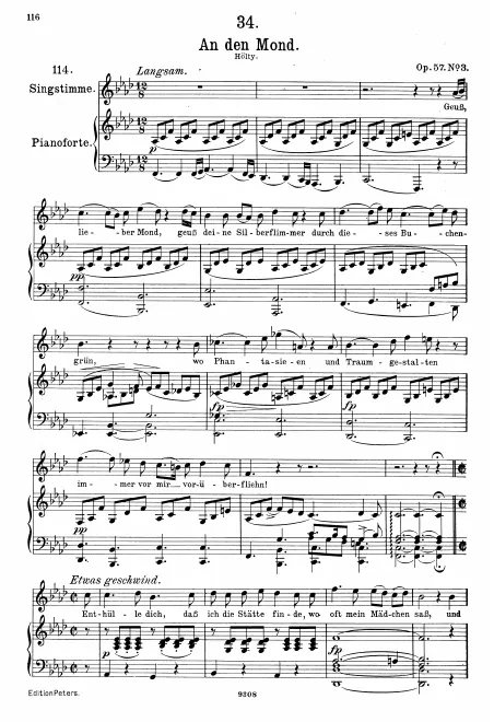 Complete Score (Original / High voice, )