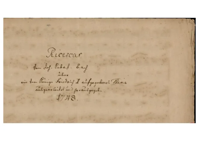 Ricercar a 3