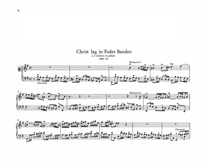 hrist lag in Todes Banden, BWV 718
