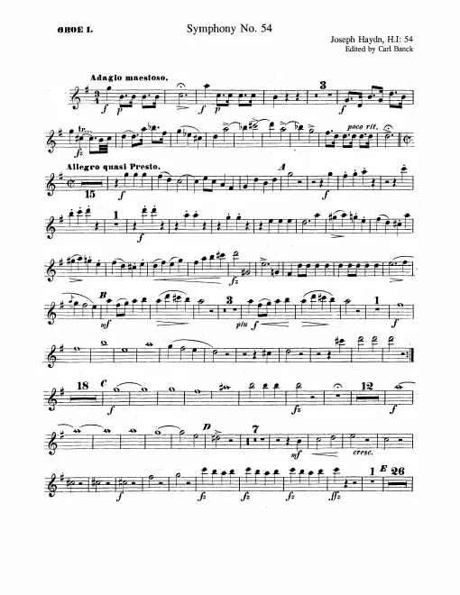 Oboe 1, 2
