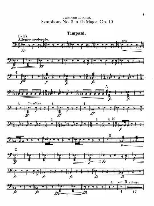 Timpani, Triangle