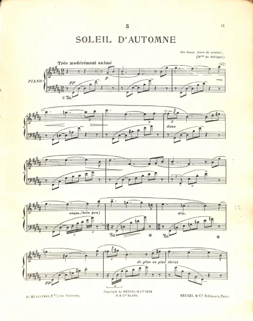 5. Soleil d'Automne