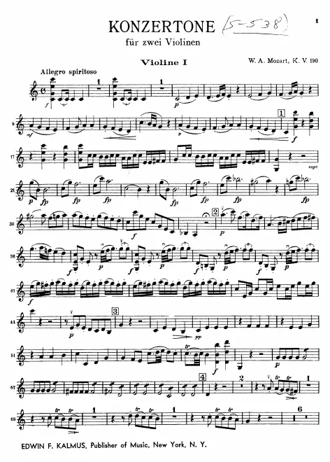 Violins I