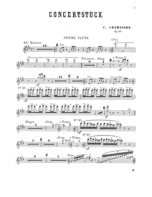 Piccolo, Flute 1/2