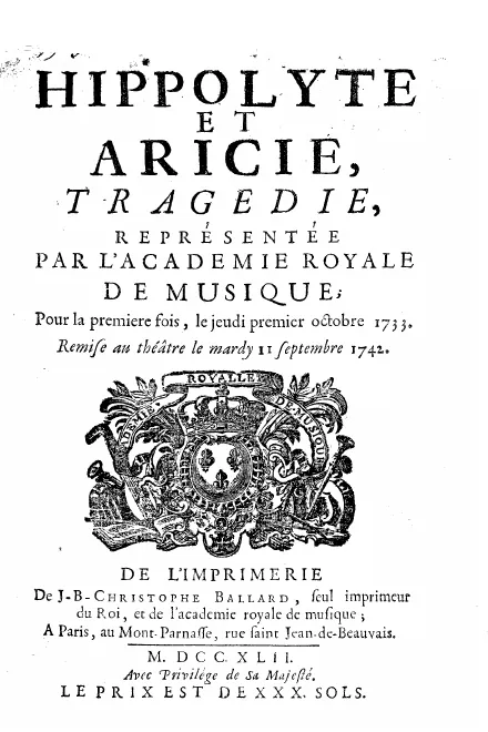 Complete Libretto (1742)