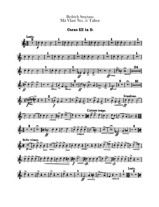 Horn 3, 4 (D)