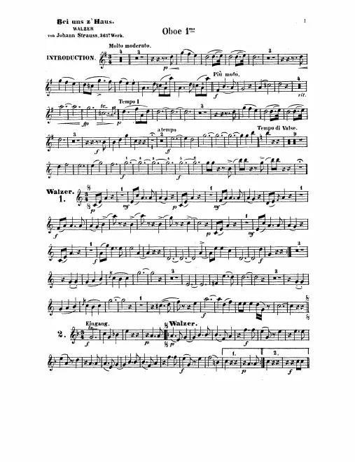 Oboe 1, 2