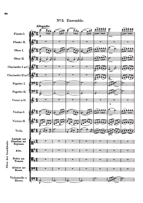2. Ensemble: 'Fröhlicher, seliger, herrlicher Tag'