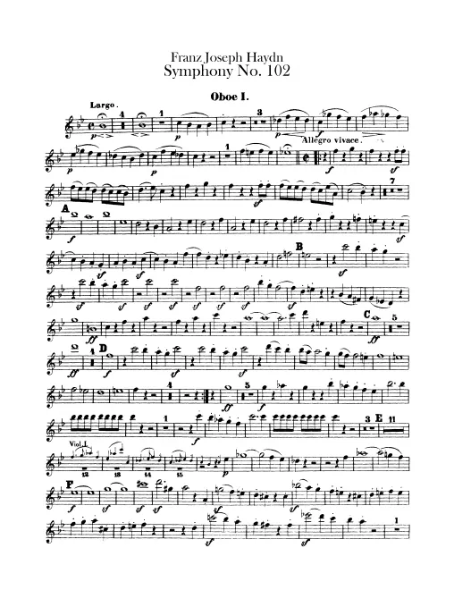Oboe 1, 2