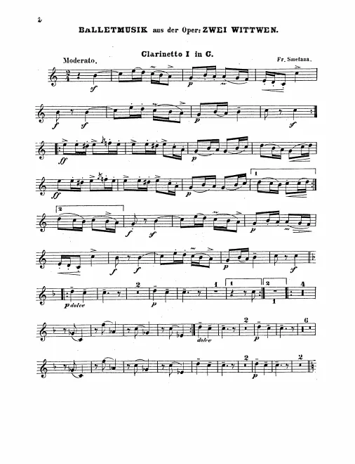 Clarinet 1, 2 (C)