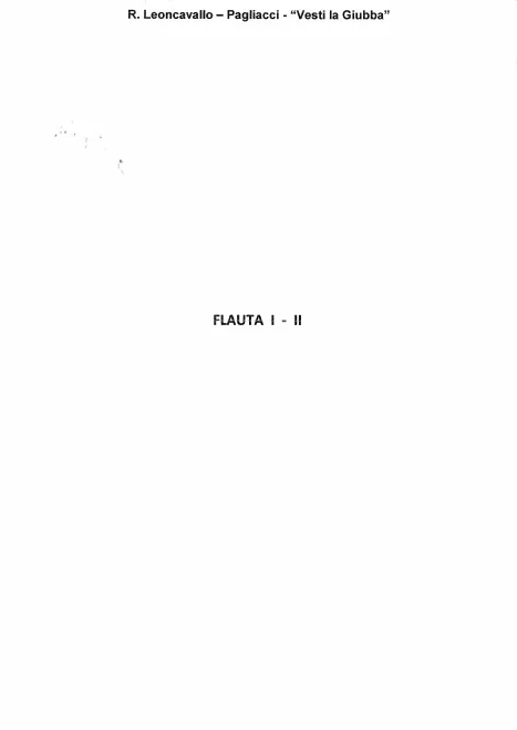 Aria: Vesti la giubba (Act I)