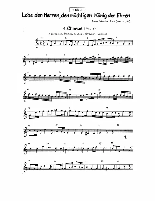 Oboe 1, 2