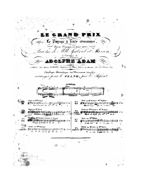 No.7, Air: "Cruelle absence vers la France" (Octavie)