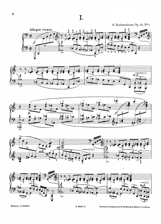 1. Allegro vivace