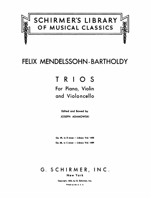 Piano Score