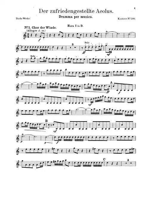 Horn 1, 2 (D)