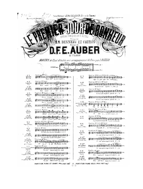 No.11 bis , Brindisi: "Allons amis" (Act II, No.10b)