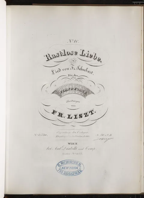 10. Rastlose Liebe (S.558/10)