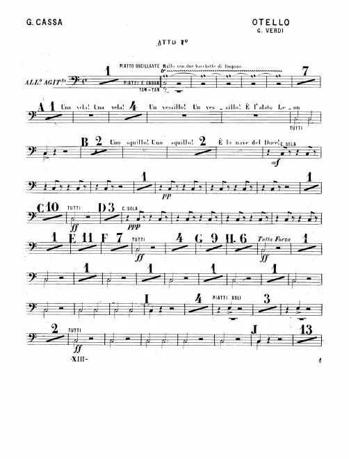 Bass Drum/Cymbals/Tam-Tam