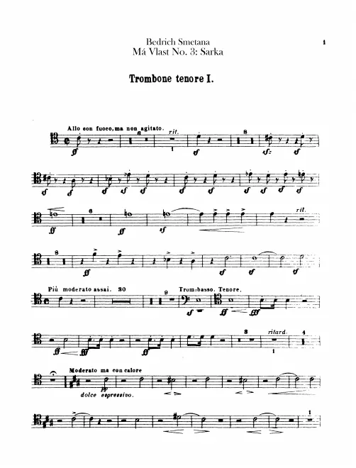 Trombone 1, 2, 3, Tuba