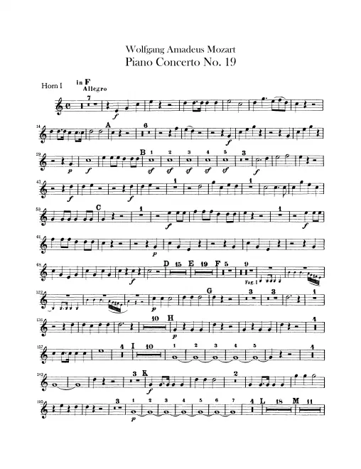 Horn 1, 2 (F)