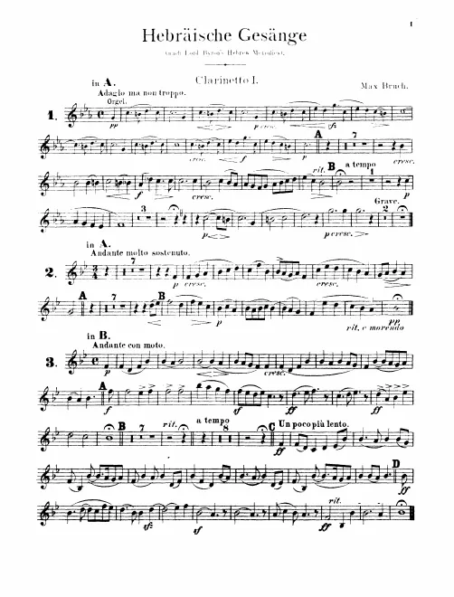 Clarinet 1, 2 (A)