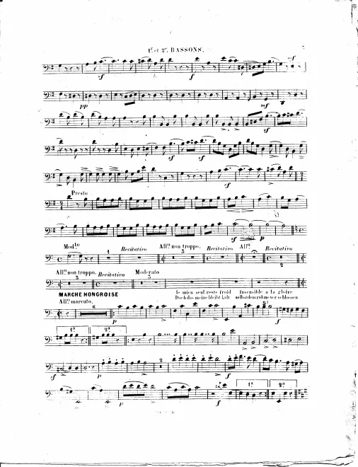 Bassoon 1/2, 3/4