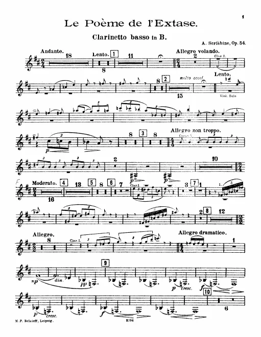 Bass Clarinet (B♭)