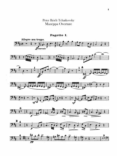 Bassoon 1, 2