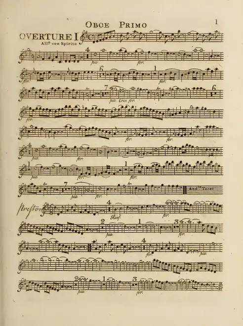 Oboe 1, 2