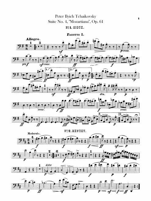 Bassoon 1, 2